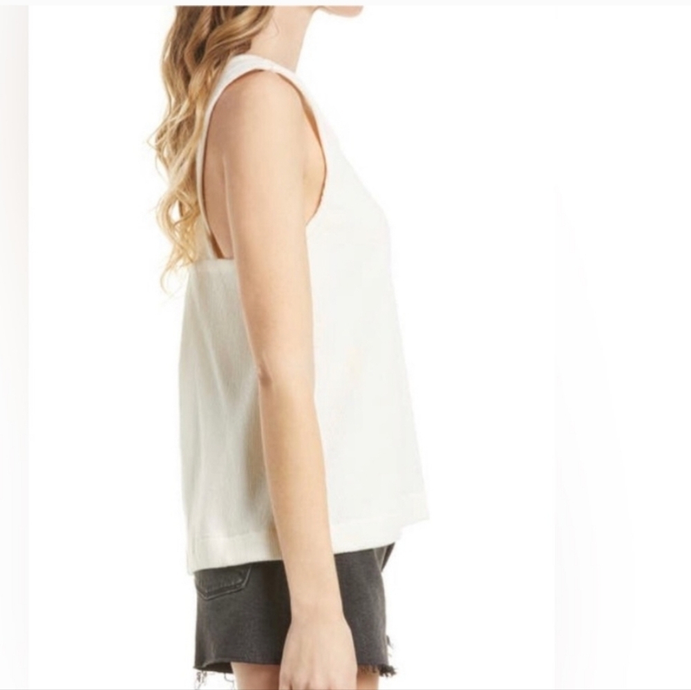 Madewell Size Medium Cream Colored Top - Picture 2 of 5